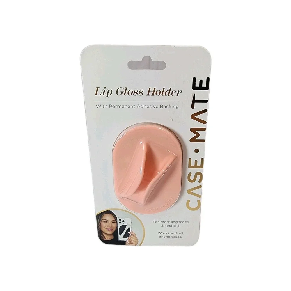 Case Mate Adhesive Lip Gloss Holder Peach New In Package